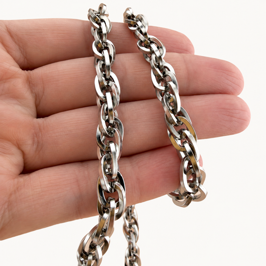 Rope Chain – 4mm, 6.5mm & 7mm (By the Foot)