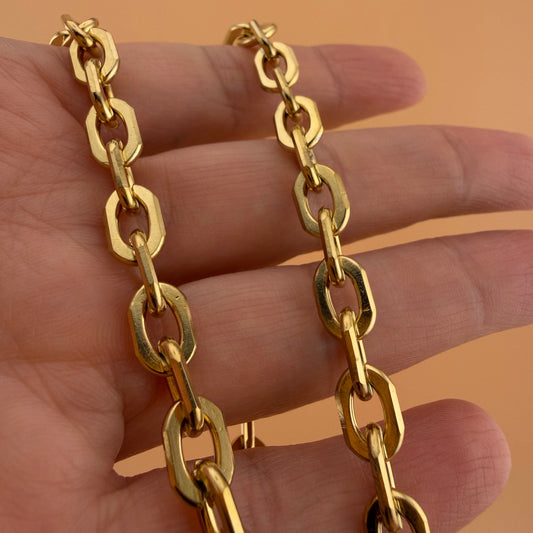 Gold Modern Cable Chain – 10.5x7mm