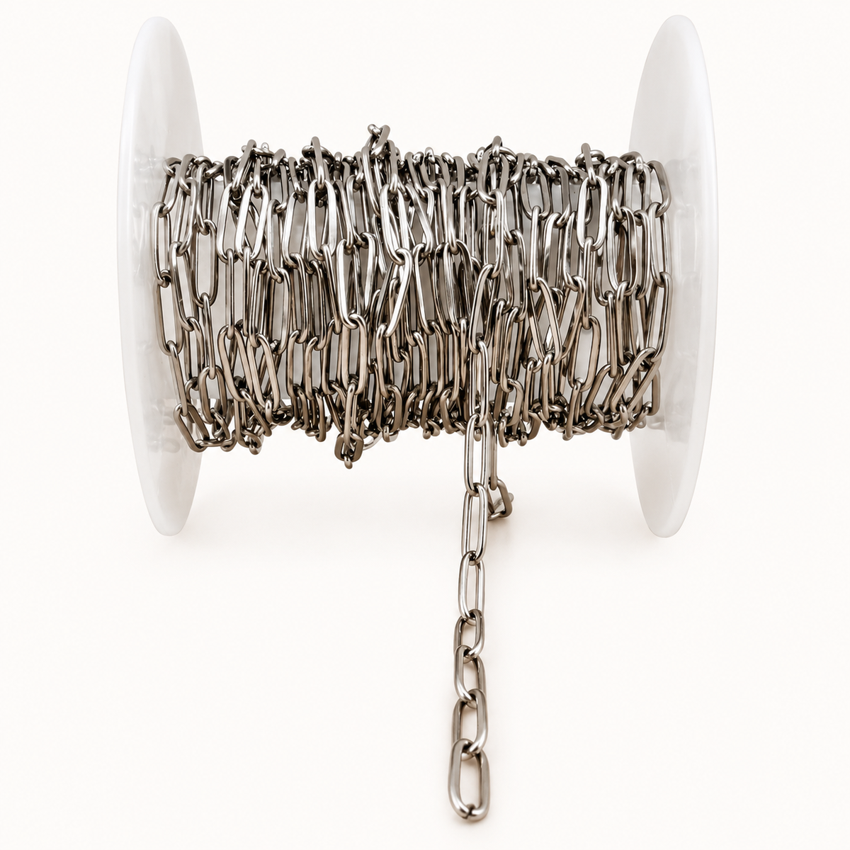 Slim Paperclip Chain - 9x3mm (By the Foot)