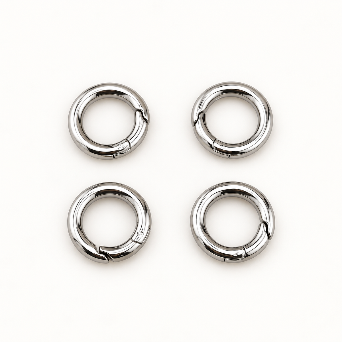 316 Stainless Steel Spring Gate Ring – 16mm