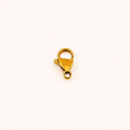 15mm Lobster Clasps - 18K Warm Gold