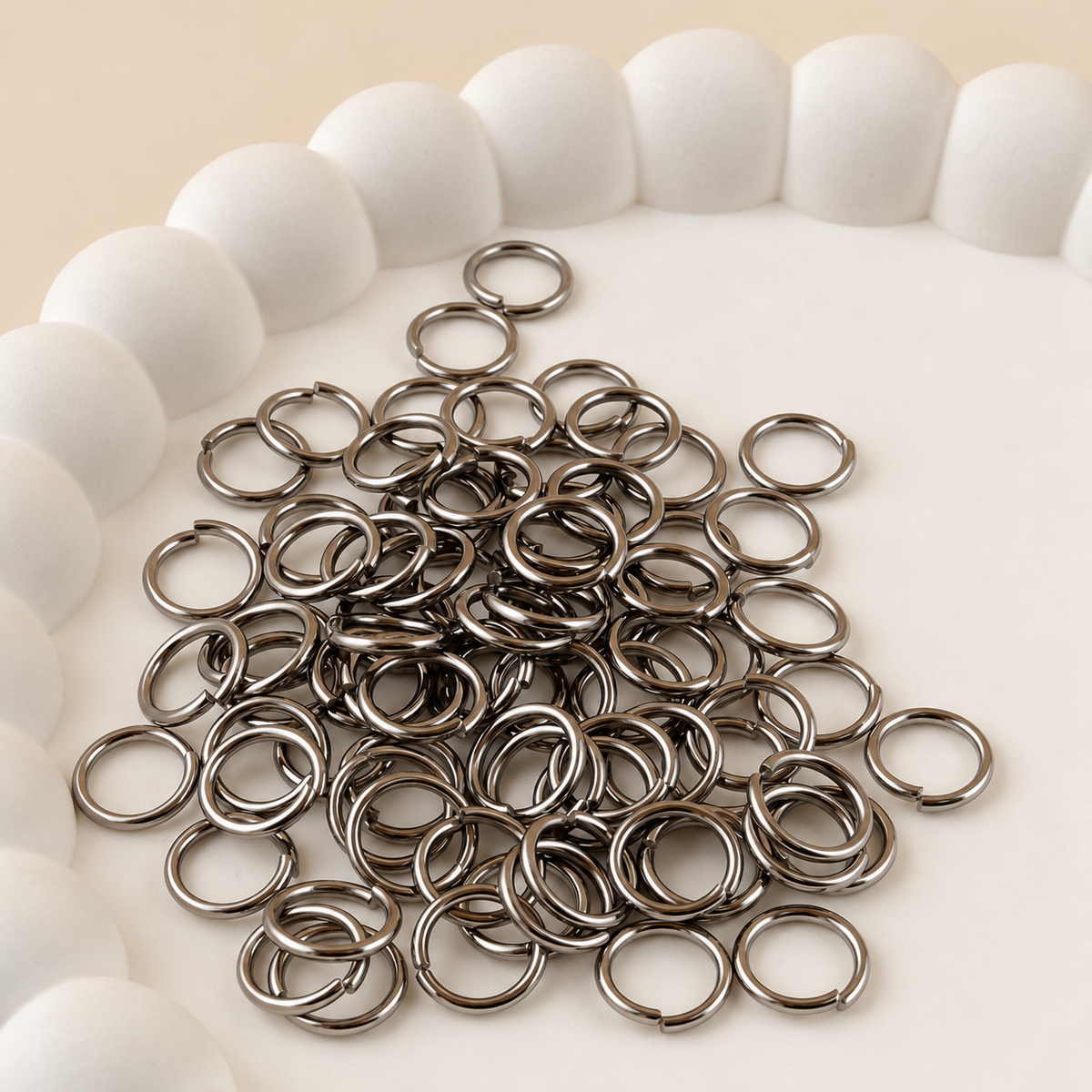 9mm • 17 Gauge Open Jump Rings