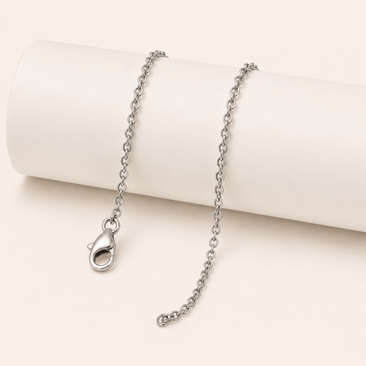 Minimal Cable Chain Necklace – Gold & Silver Finishes