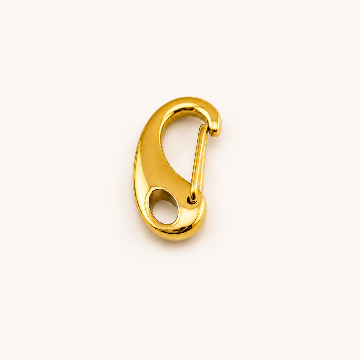 Oval Snap Hook Clasp - Gold & Silver Finishes