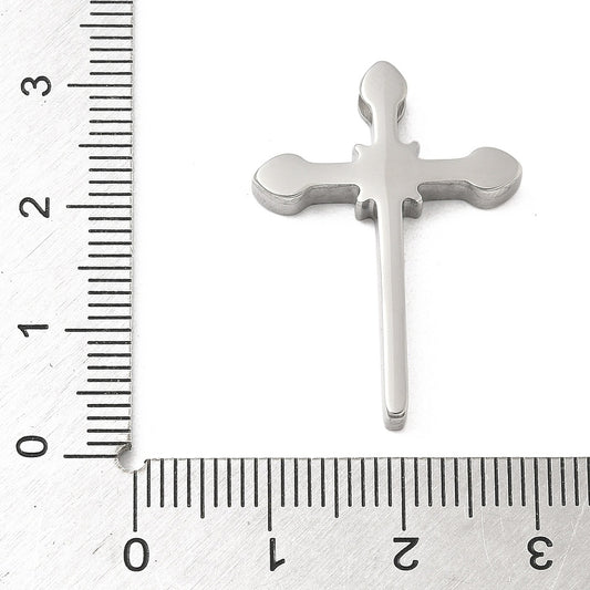 Nova Cross Pendant, 29 x20mm, Hole: 3mm