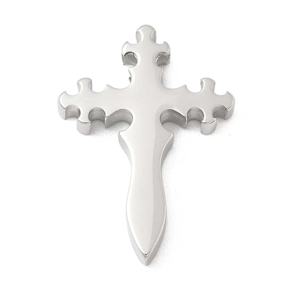 Warrior Blade Cross Pendant - 27.5x20mm