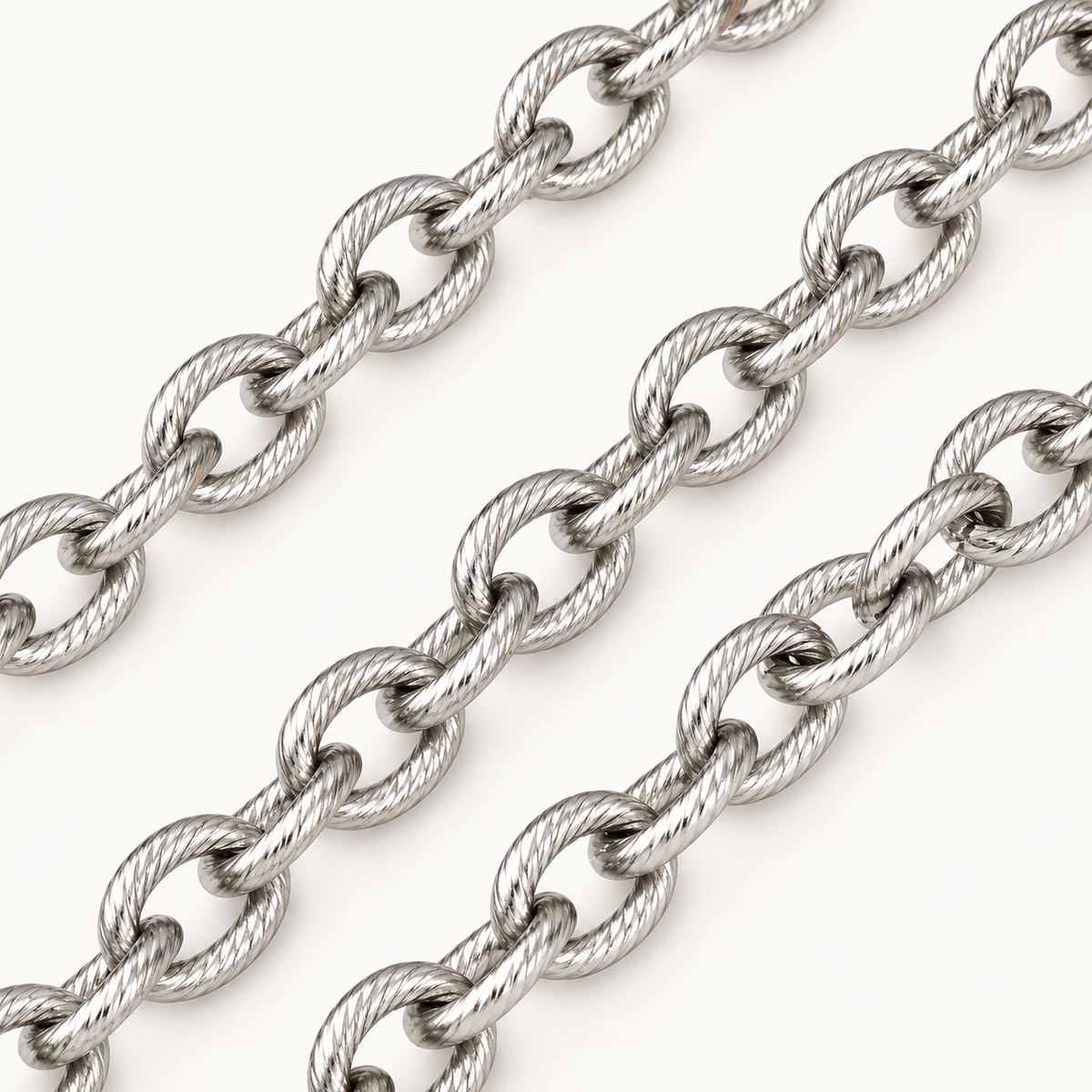 Chunky Textured Chain – 10.5x7.5mm