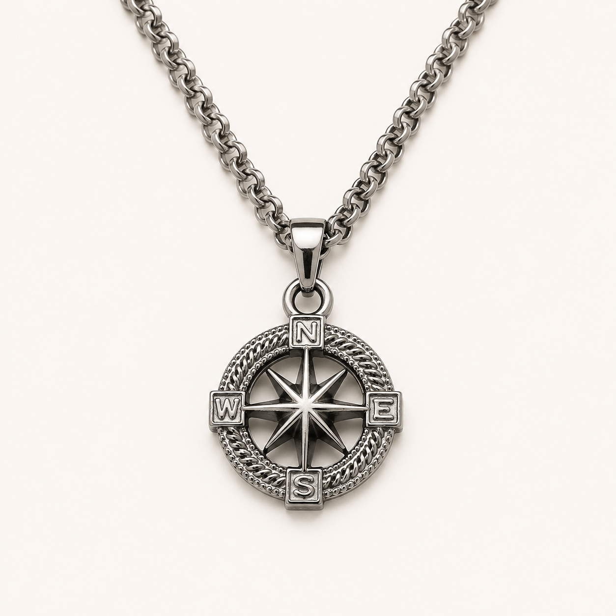 Compass Pendant - 32mm