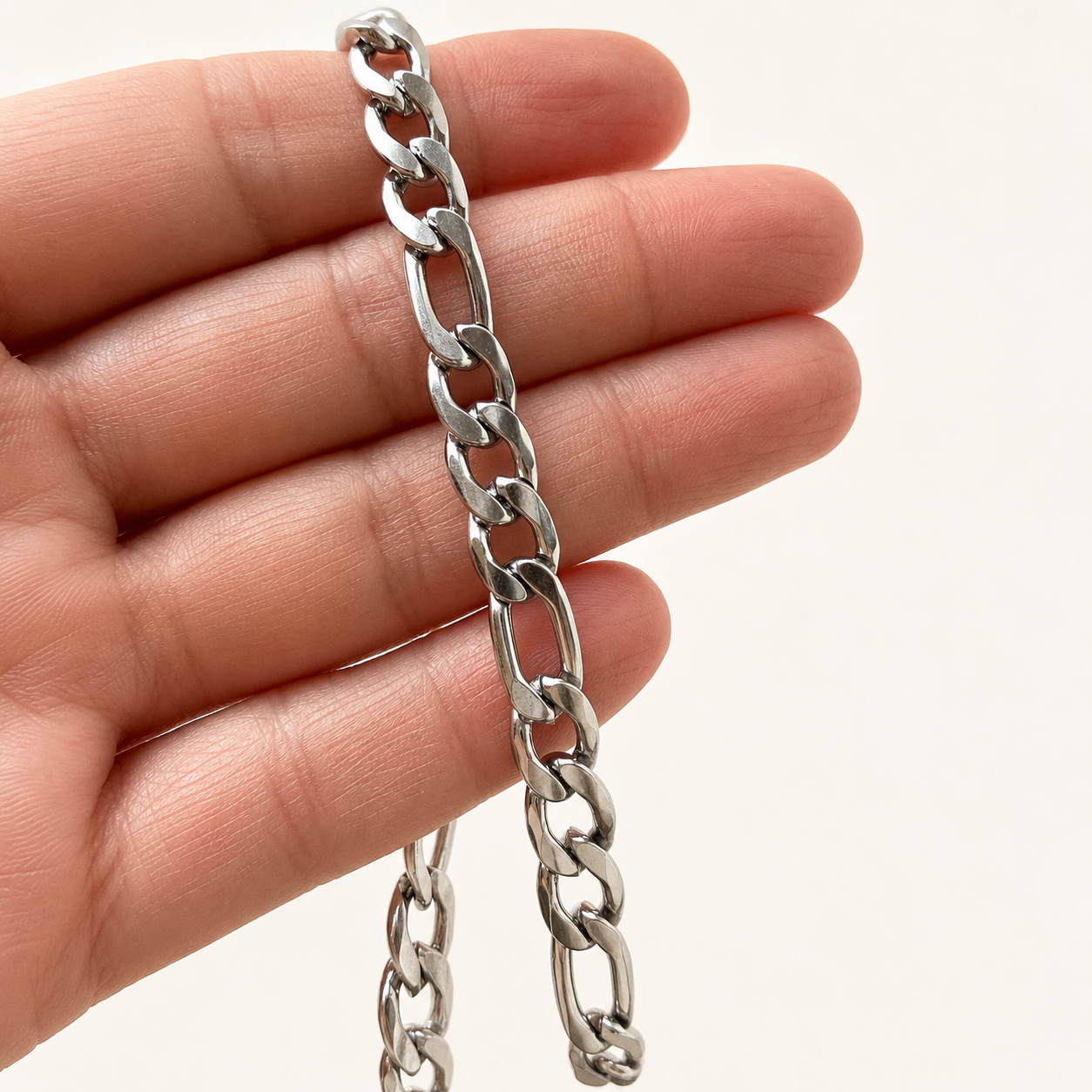 Figaro Chain Necklace - 4mm & 7mm