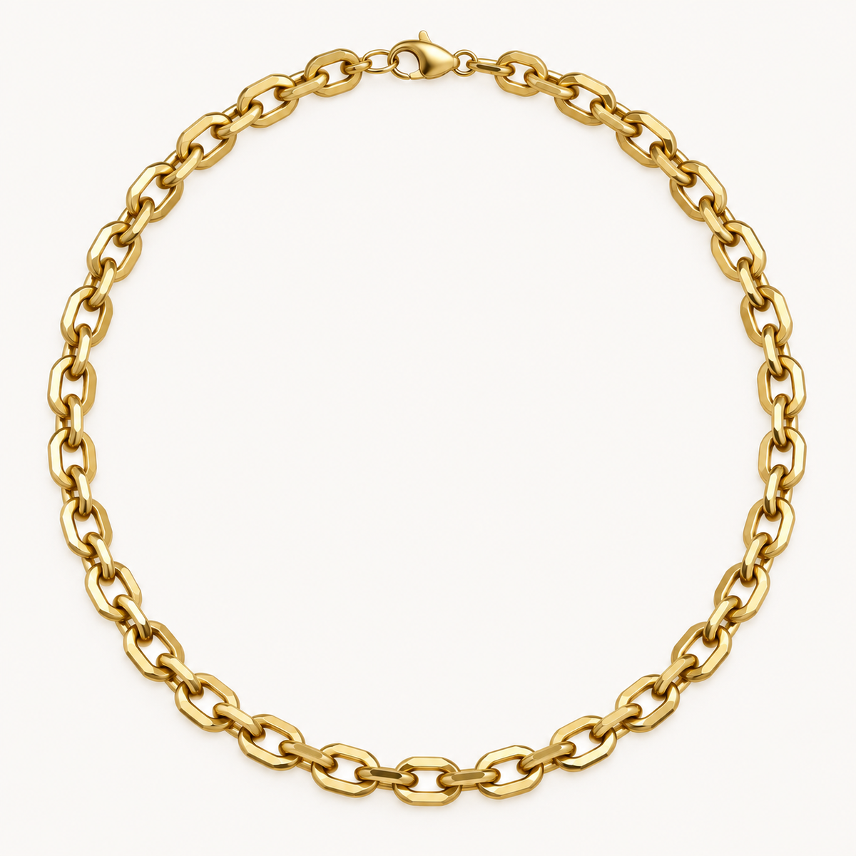 Gold Modern Cable Chain – 10.5x7mm