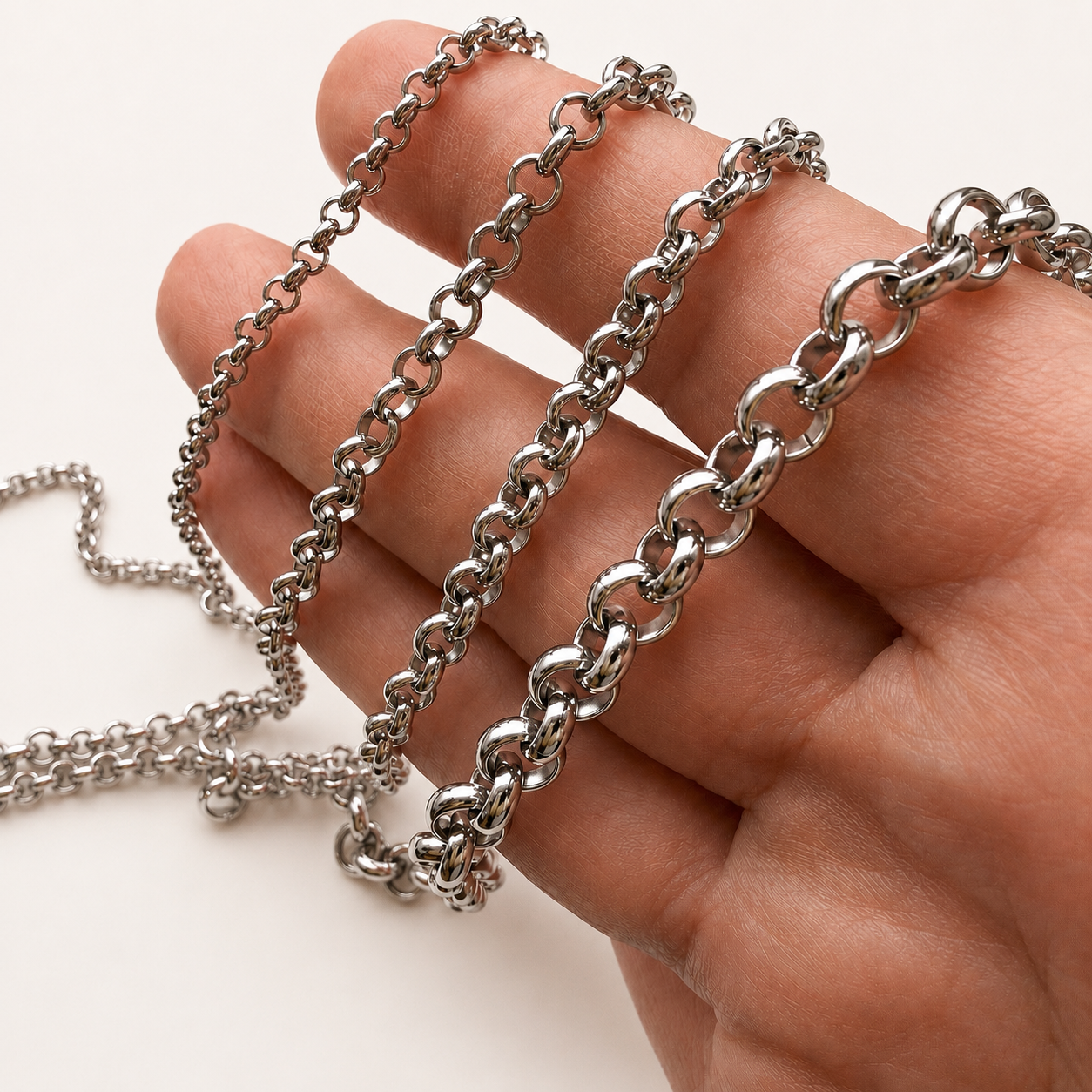 Rolo Chain - Multiple Sizes (3mm-6mm)
