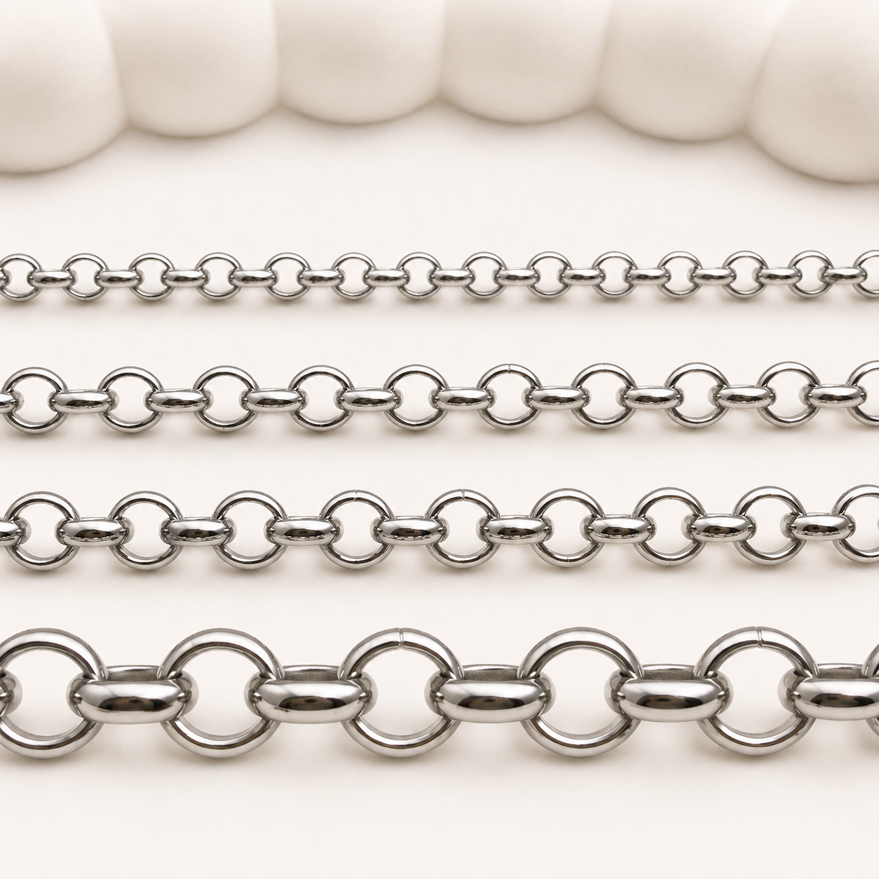 Rolo Chain - Multiple Sizes (3mm-6mm)