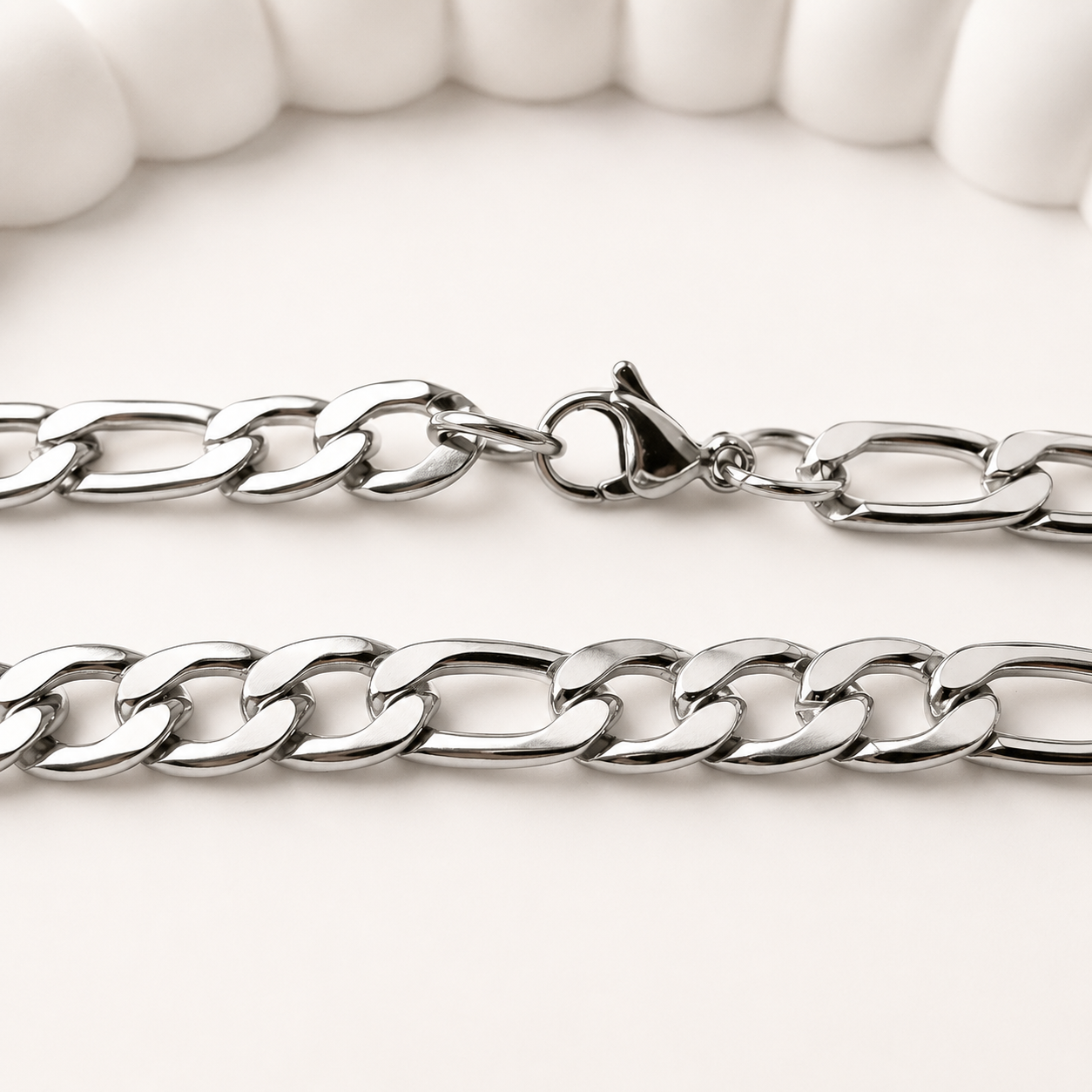 Figaro Chain Necklace - 4mm & 7mm