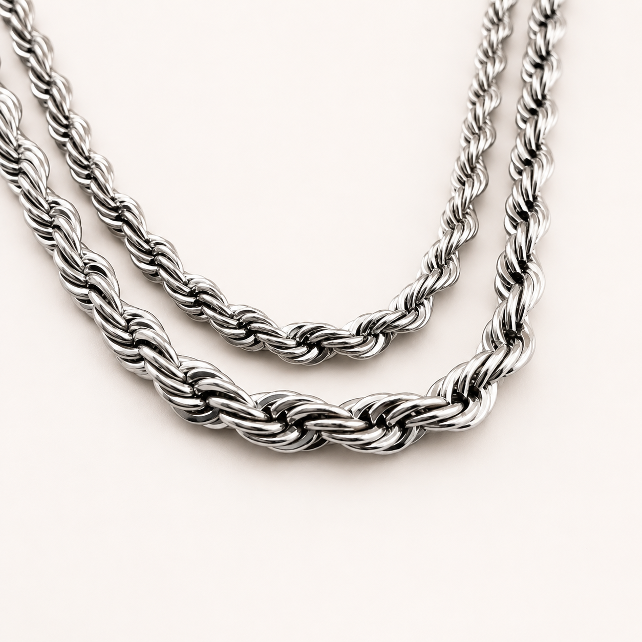 Rope Chain Necklace - Available in 3mm & 4mm