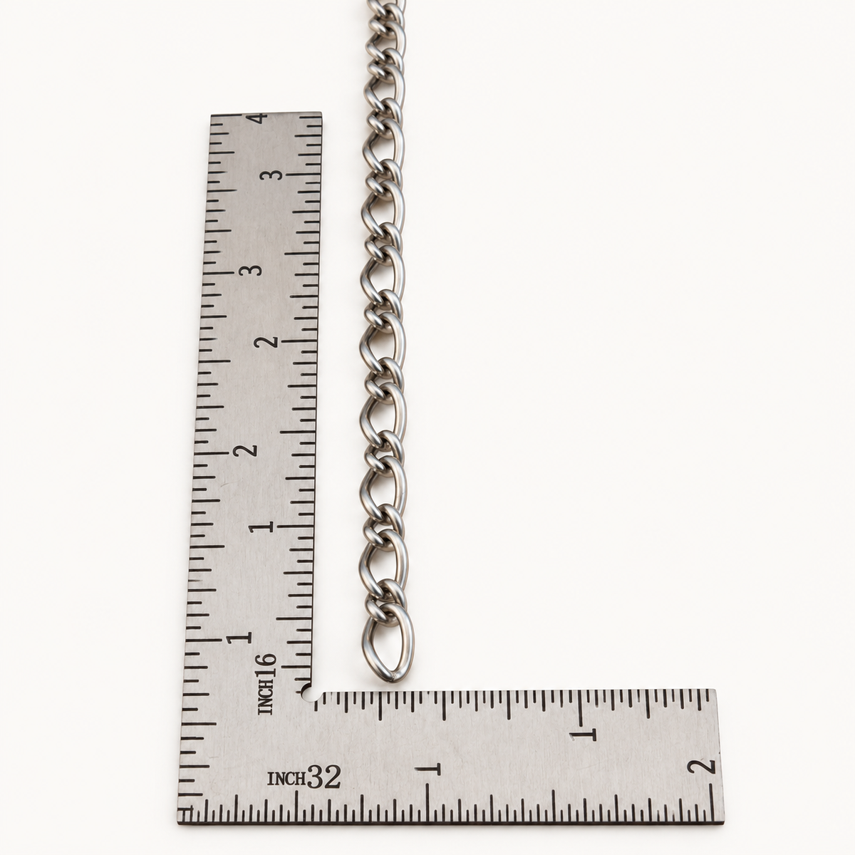 Modern Figaro Chain – 6–9mm (By the Foot)
