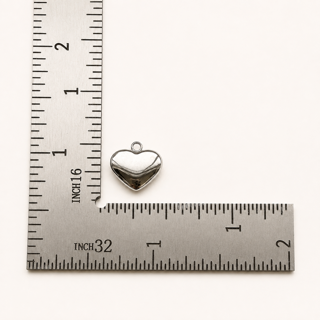 Classic Petite Puffy Heart Charm – 11mm