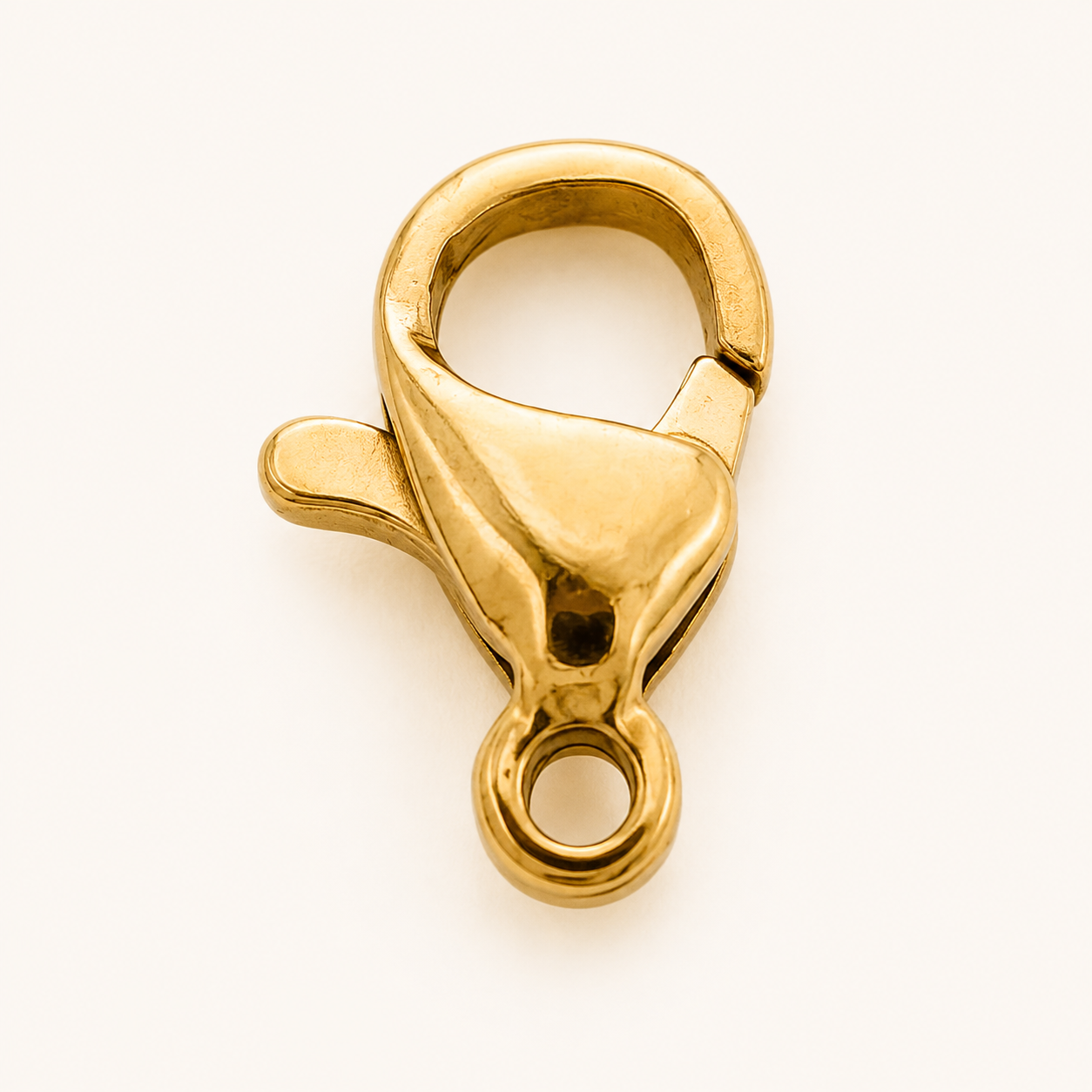 10mm Lobster Clasps - 18K Warm Gold
