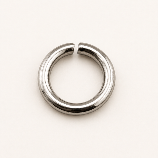 6mm Open Jump Rings - Multiple Gauge Options