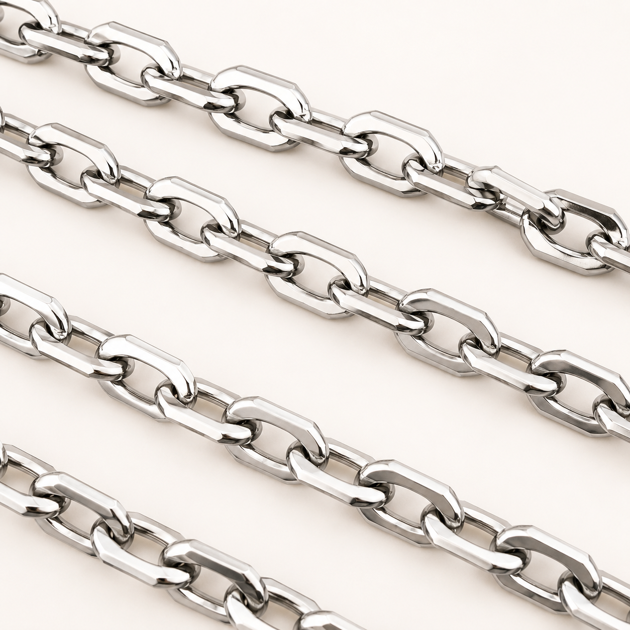 Modern Oval Cable Chain - 8.5x5.5mm