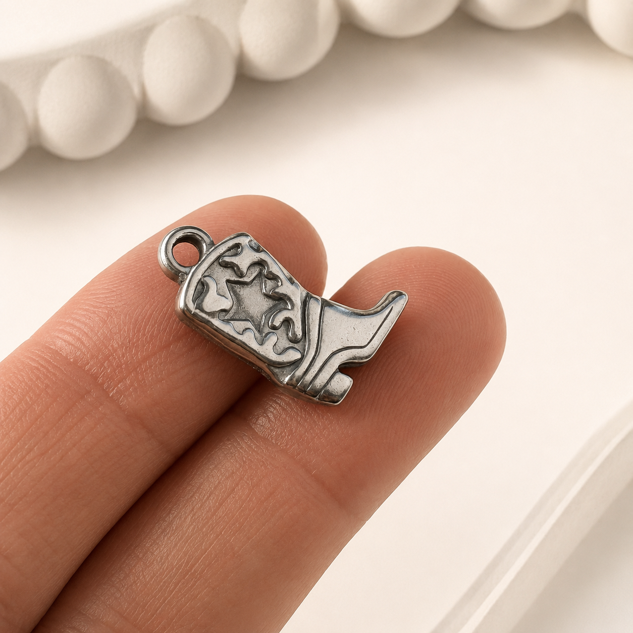 Boot-shaped Pendant - 20.5x13.5mm