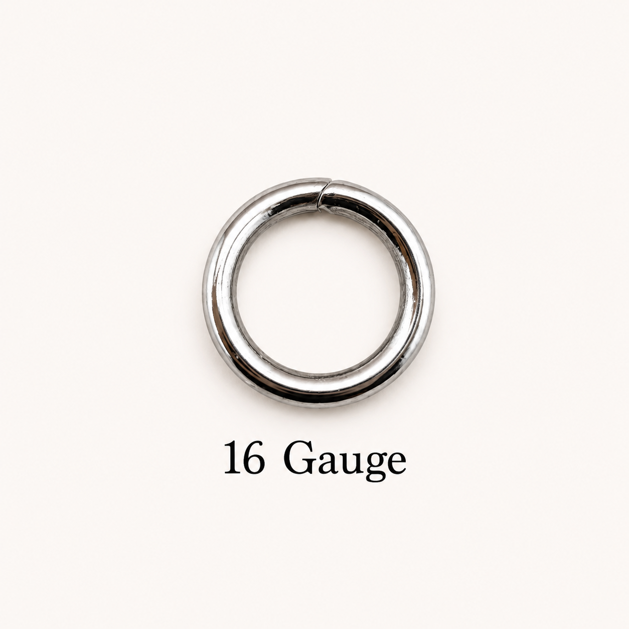 8mm Open Jump Rings - Multiple Gauge Options