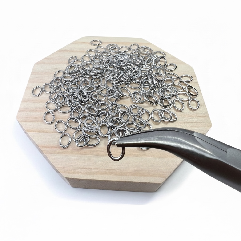 8x6mm • 16 Gauge - Oval Open Jump Rings (50/100 Packs)