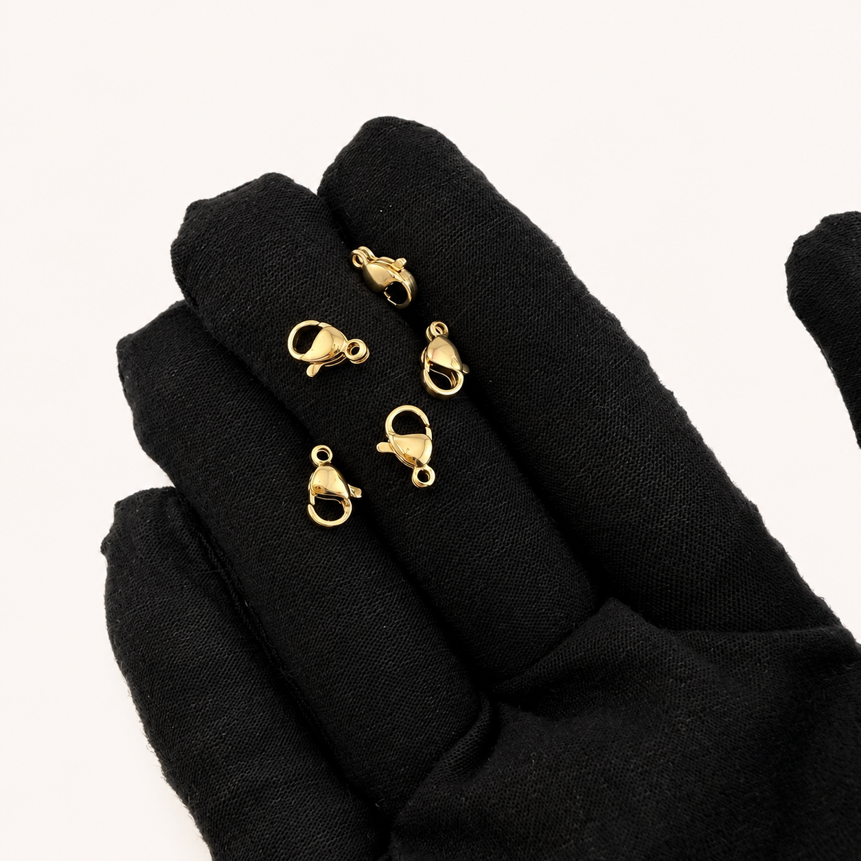 13mm Light Gold Lobster Clasp