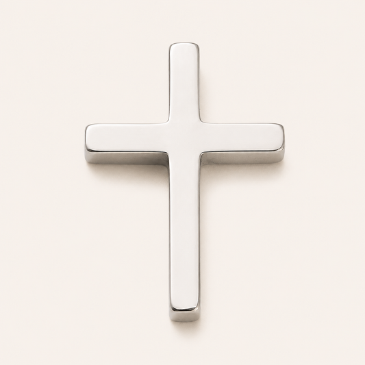 Forge Classic Cross Pendant – 29.5x21mm, 3mm Hole | FB-CM02