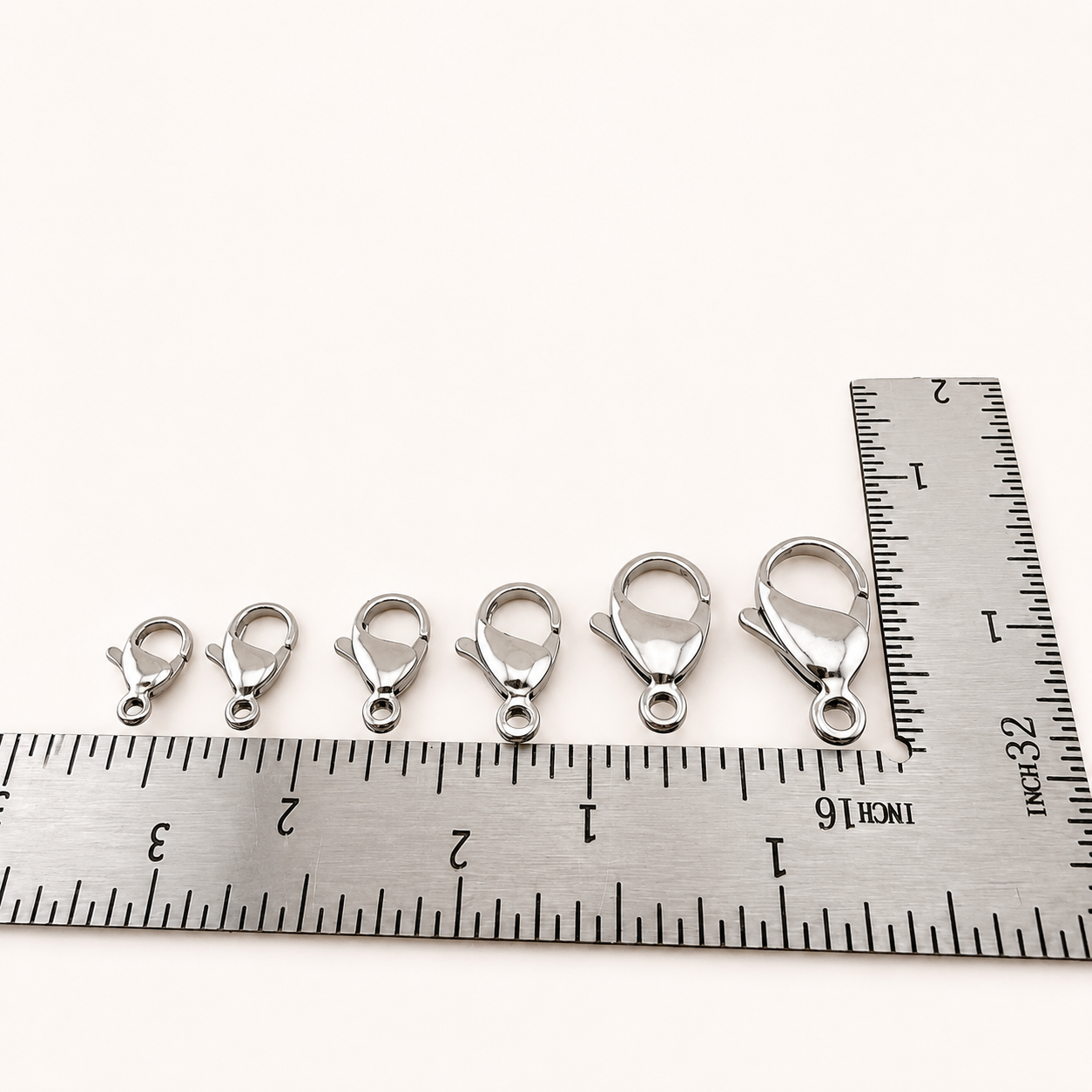 Classic Lobster Clasps - Multiple Sizes (10-19mm)