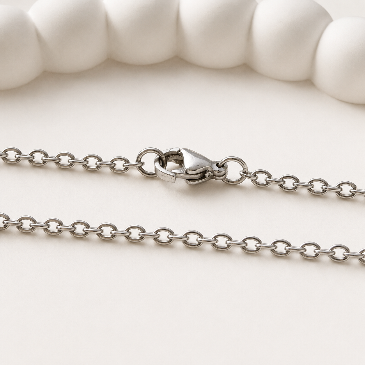 Minimal Cable Chain Necklace – 19.7"