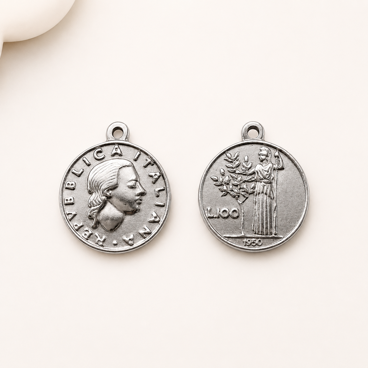 Italian Coin Pendant - 18mm