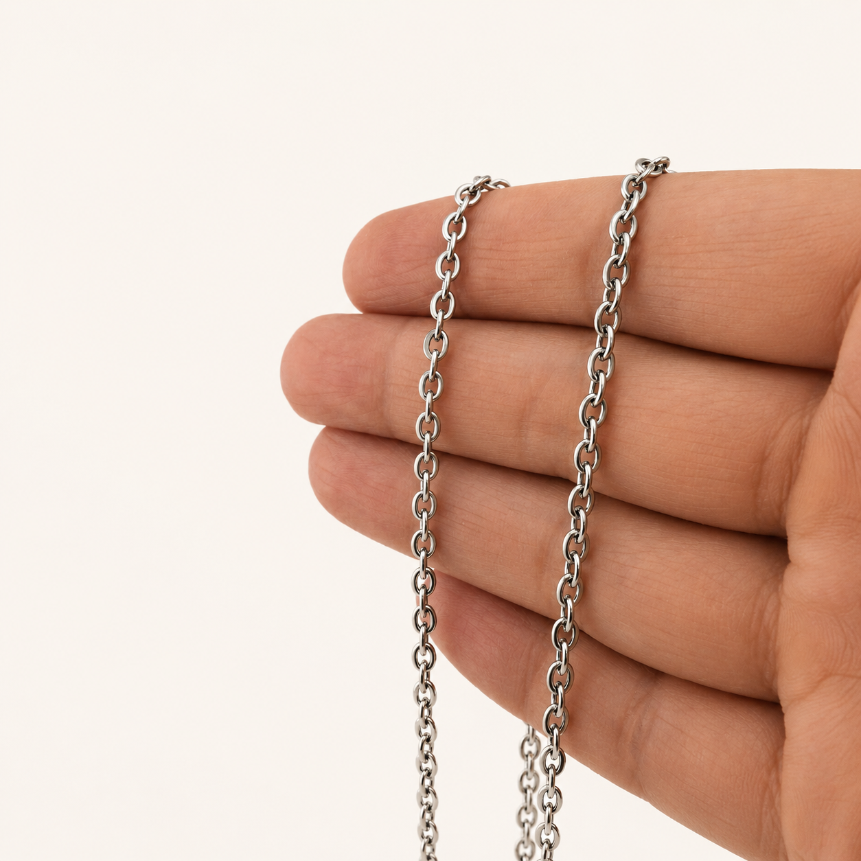 4mm Cable Chain Necklace - 23.7"