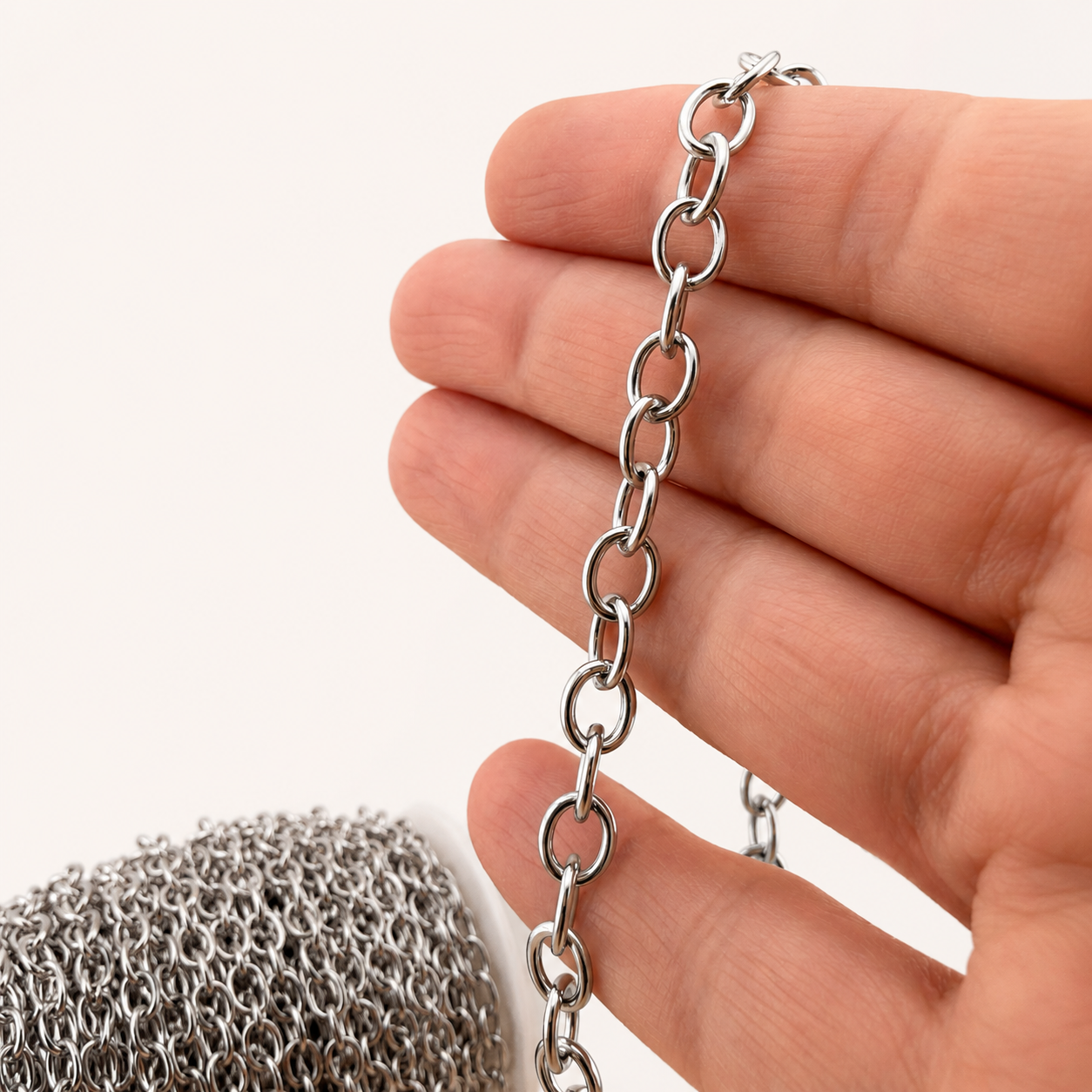 8×6mm Oval Cable Chain