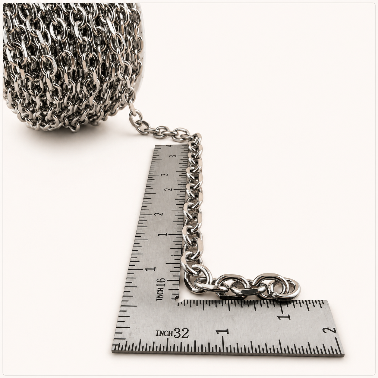 10mm Diamond Cut Link Chain