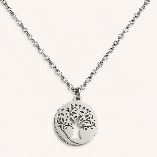Stainless Steel Tree of Life Necklace