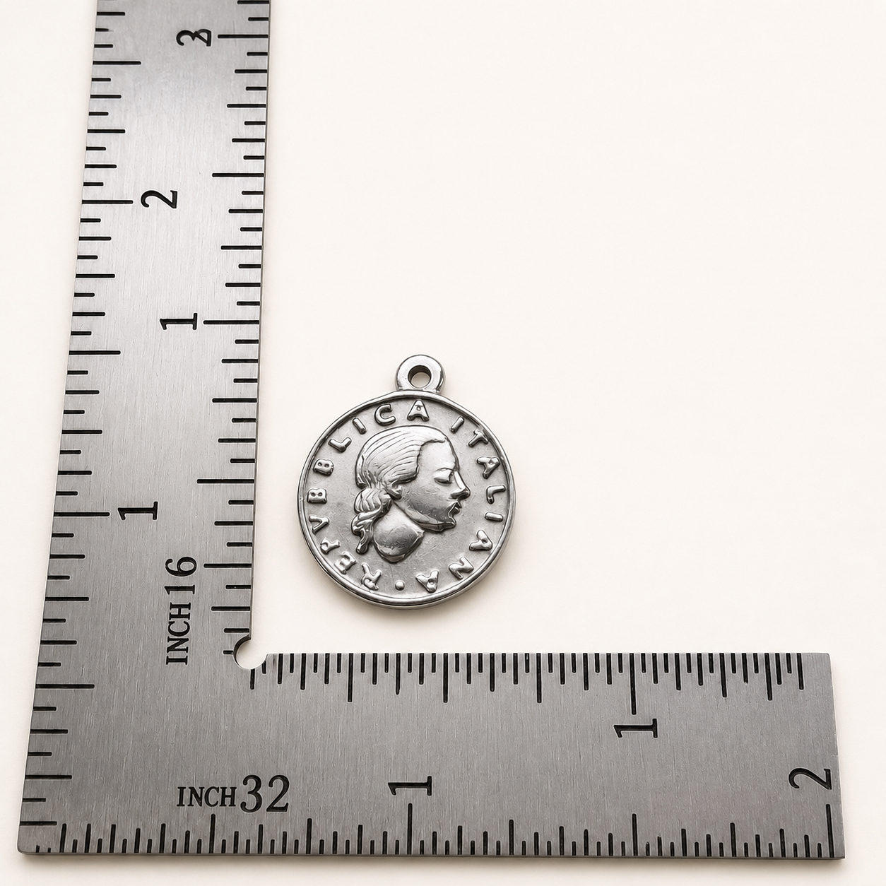 Italian Coin Pendant - 18mm