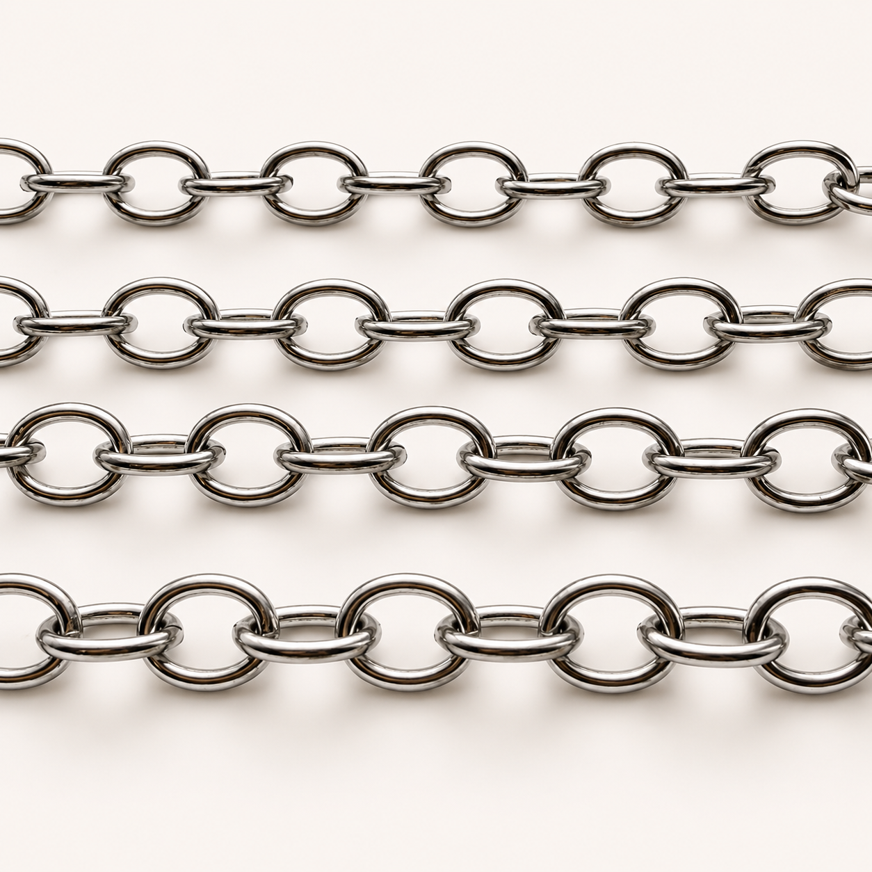 8×6mm Oval Cable Chain