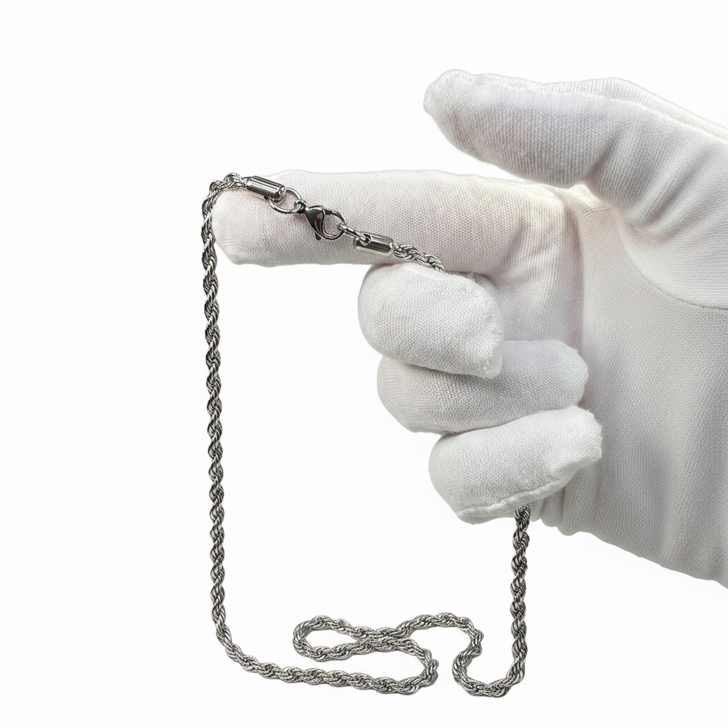 4mm Rope Chain Necklace – 20.7"