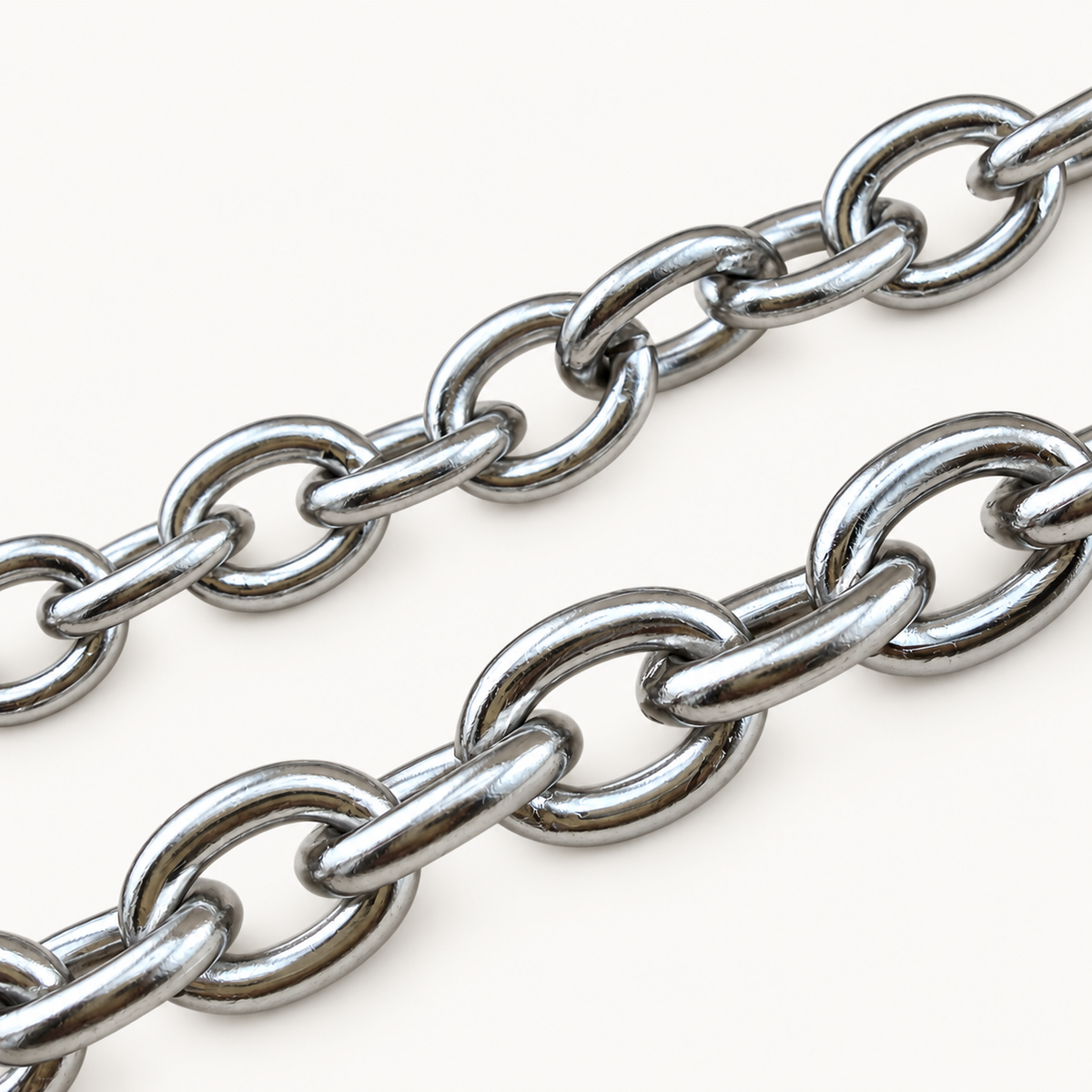Bold & Thick Heavy Duty Oval Cable Chain – Two Available Sizes (By the Foot)