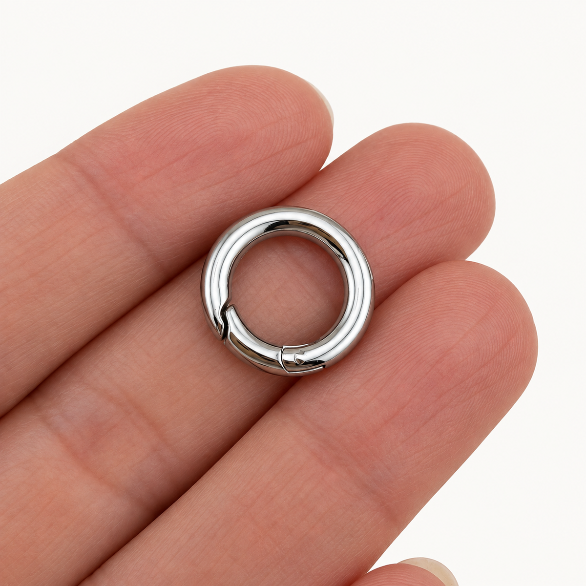 316 Stainless Steel Spring Gate Ring – 16mm
