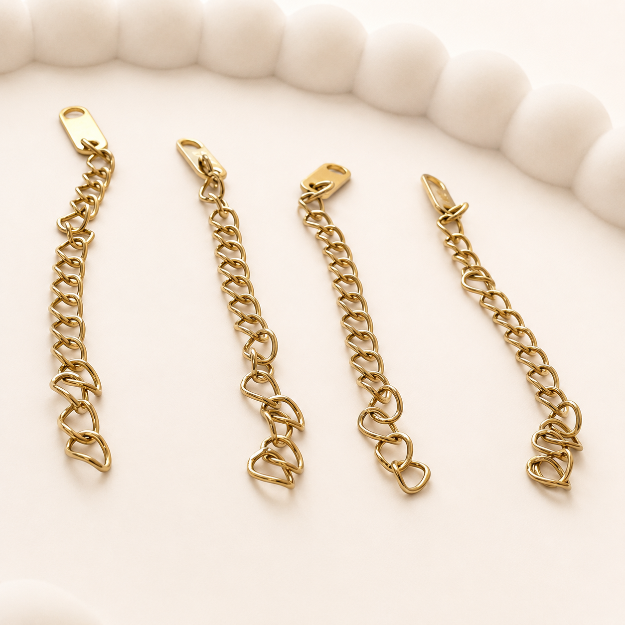 2.5" Gold Chain Extender