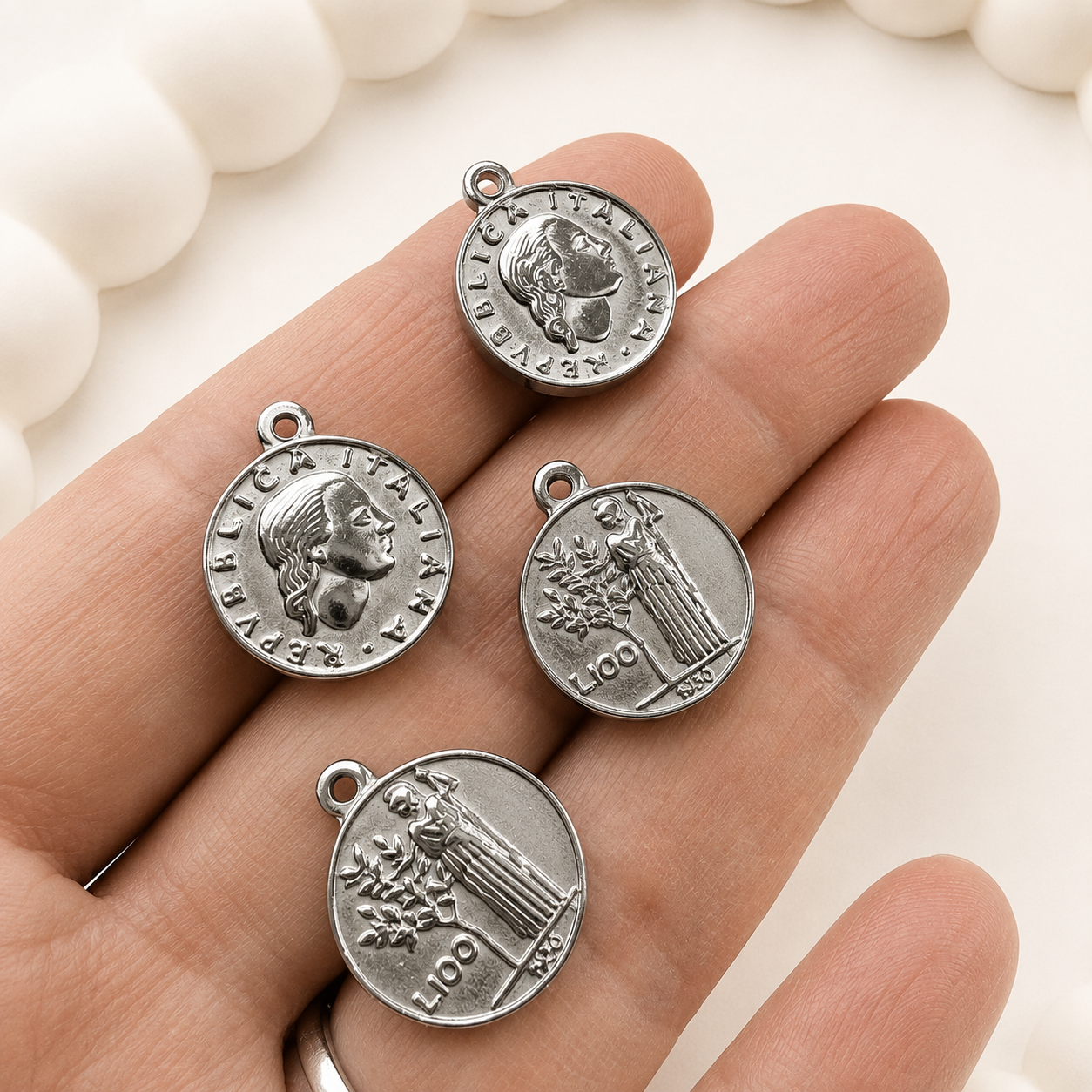 Italian Coin Pendant - 18mm