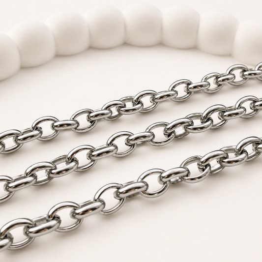 7.5mm Classic Oval Cable Chain