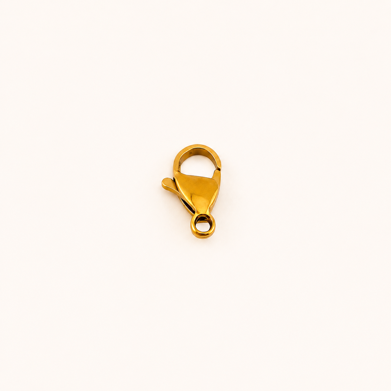 15mm Lobster Clasps - 18K Warm Gold