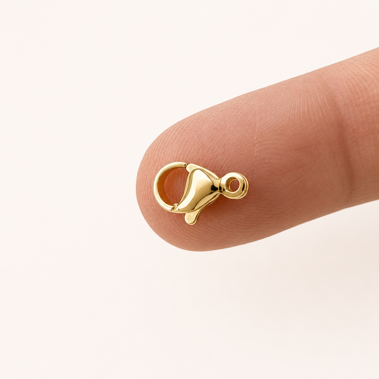 11mm 24K Gold Lobster Clasp