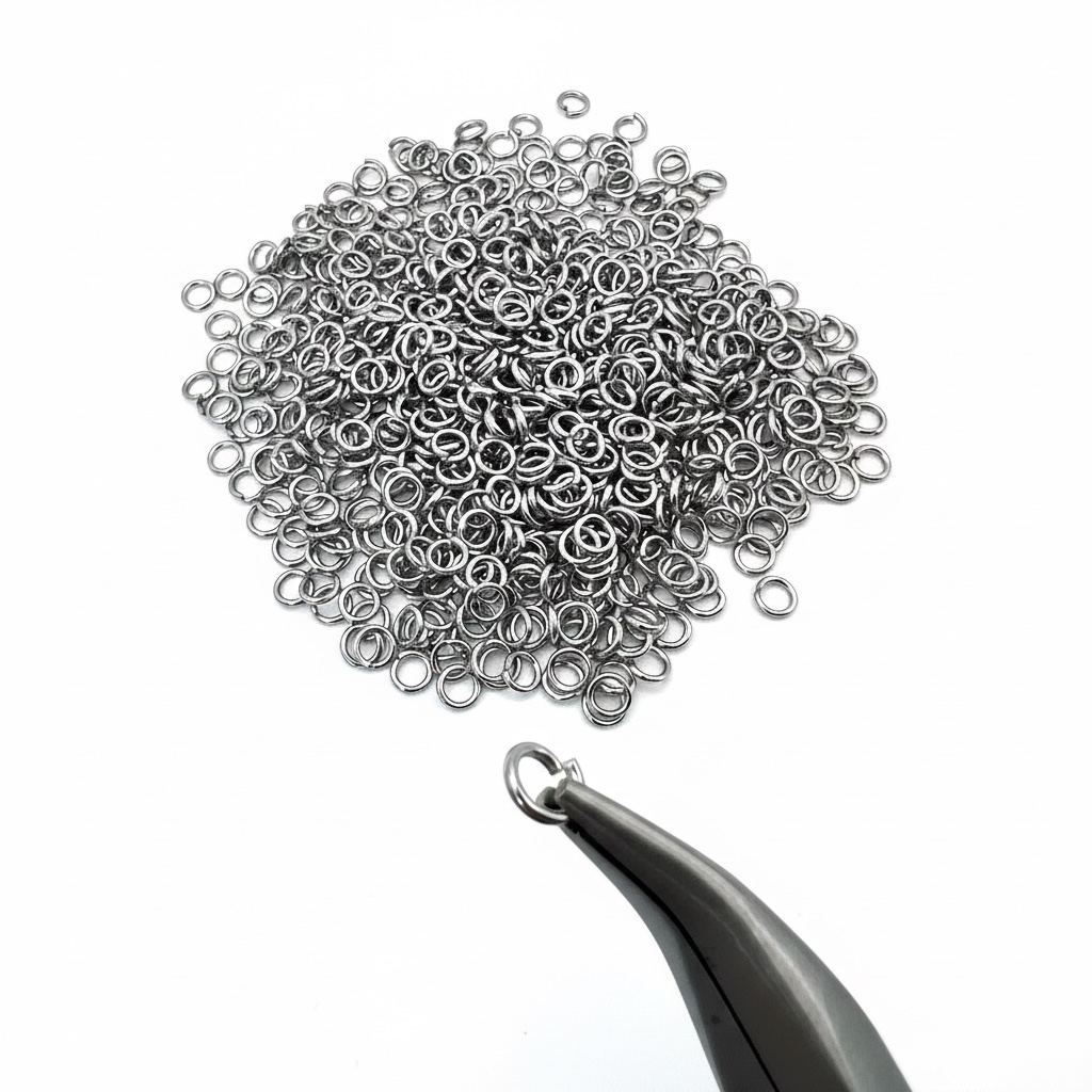 7mm • 16 Gauge - Heavy-duty Round Open Jump Rings