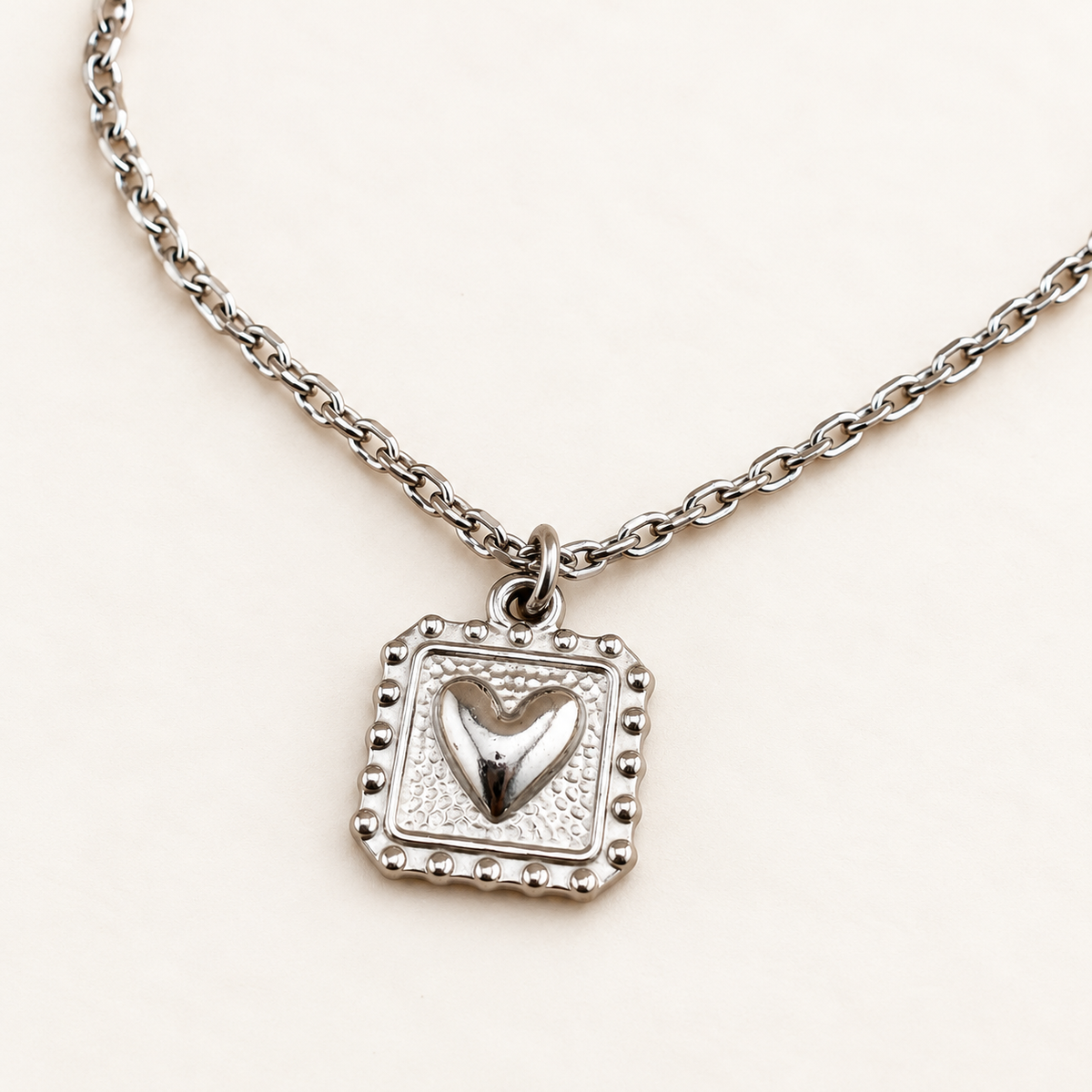 Framed Heart Necklace