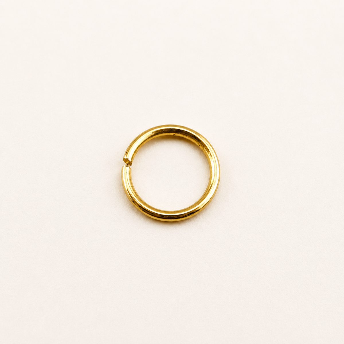 24K Gold Open Jump Rings - Multiple Sizes