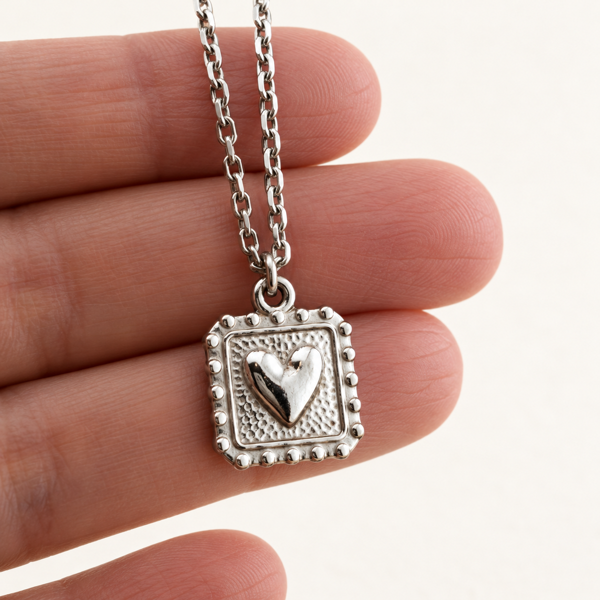Framed Heart Necklace