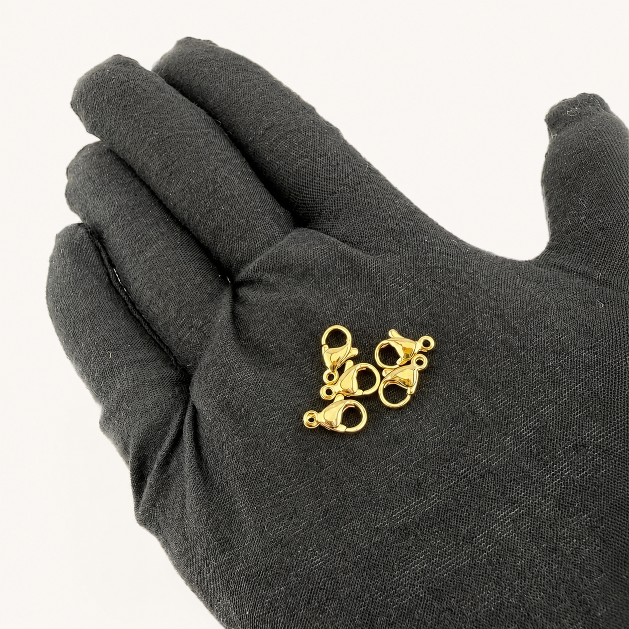 11mm 24K Gold Lobster Clasp